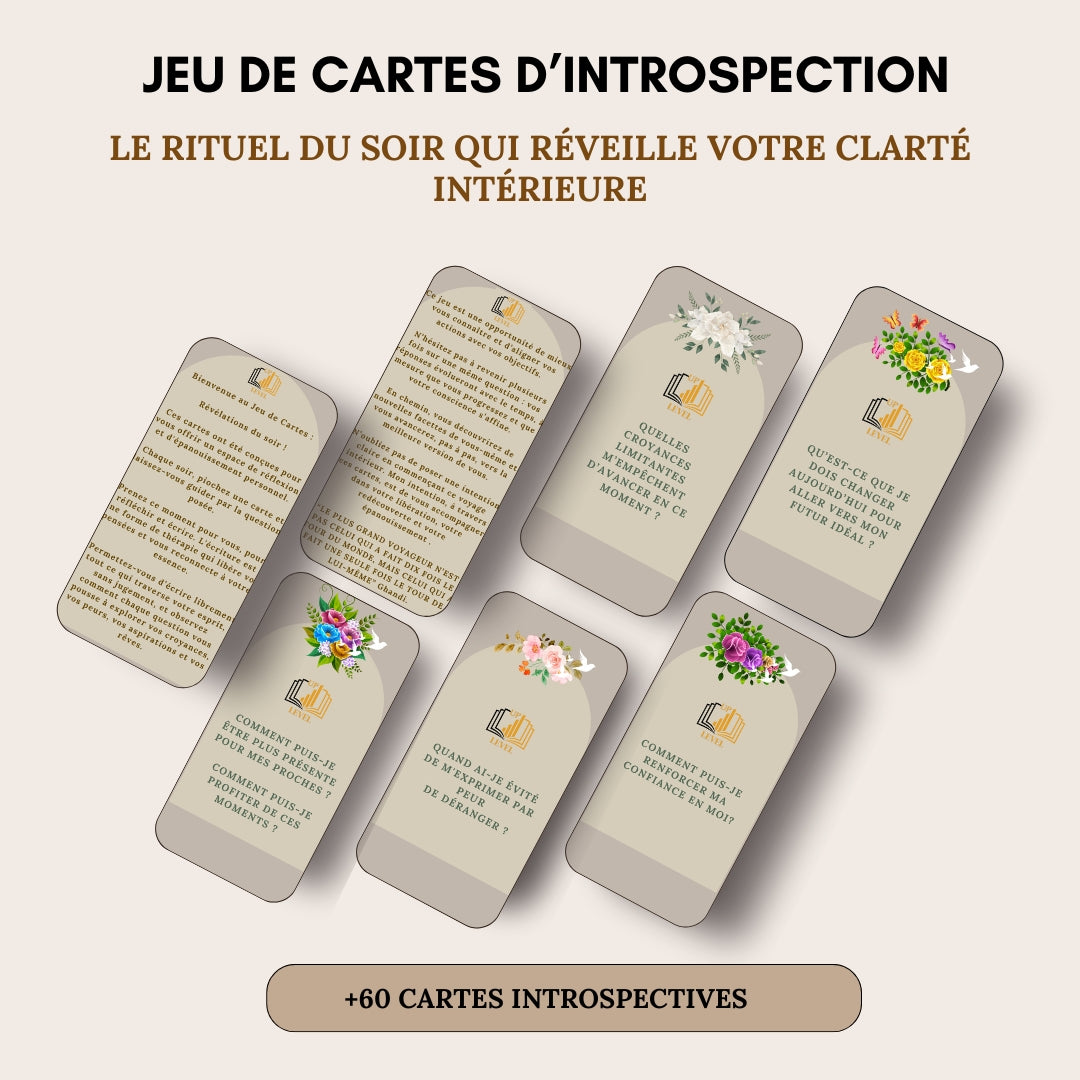 Le Jeu de Cartes d’Introspection qui Transforme votre Conscience, votre Énergie et votre Vie.